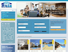 Tablet Screenshot of inmobiliariaruiz.com